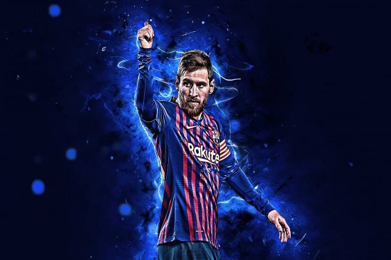 Hình ảnh Messi 4K chất lượng studio