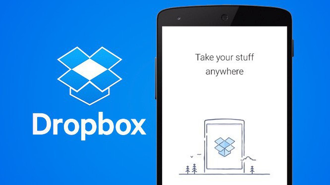 Hình ảnh minh họa người dùng truy cập và làm việc với dữ liệu trên Dropbox qua máy tính