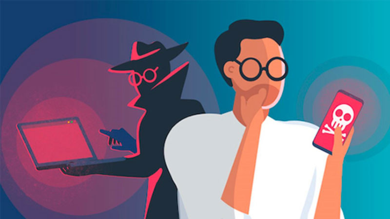 Hình ảnh minh họa Stalker - kẻ theo dõi trực tuyến thông tin cá nhân trên mạng xã hội.