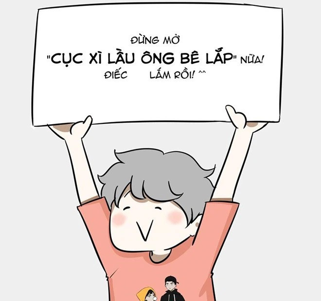 Hình ảnh minh họa sự lan tỏa mạnh mẽ của trend 'cục sì lầu ông bê lắp' trên mạng xã hội Việt Nam