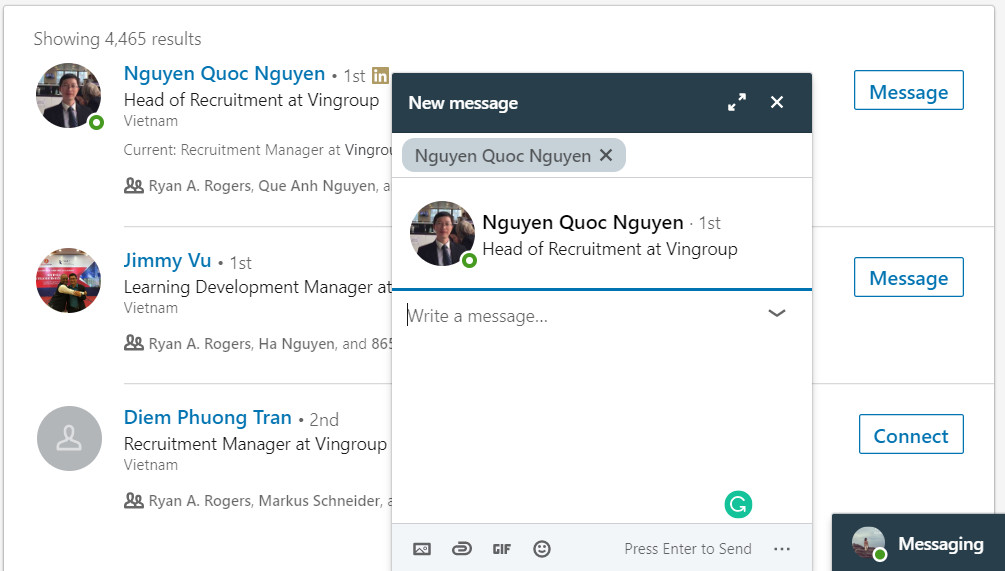 Hình ảnh minh họa việc kết nối và giao tiếp trên LinkedIn, xây dựng mạng lưới quan hệ chuyên nghiệp
