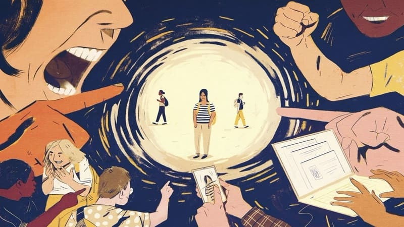 Hình ảnh minh họa việc tránh đánh giá người khác dựa trên những yếu tố bề ngoài hoặc theo trào lưu