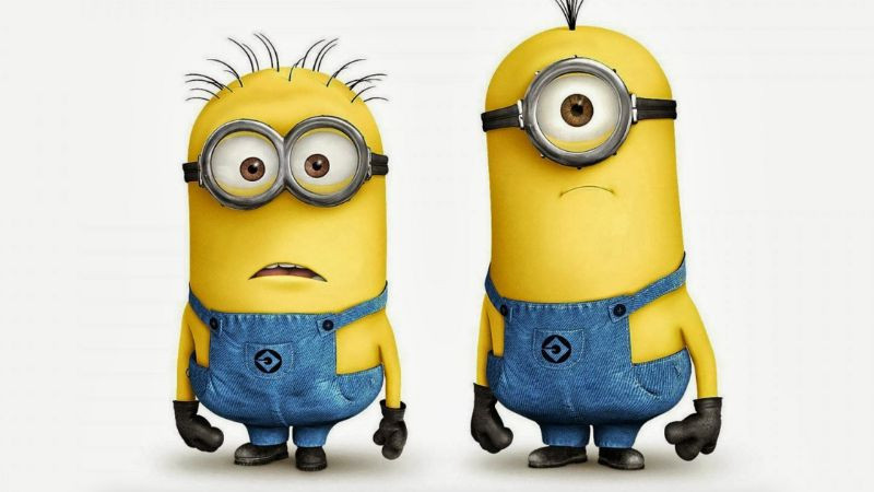 Hình ảnh Minion đội nón xây dựng, sẵn sàng làm việc cho Gru