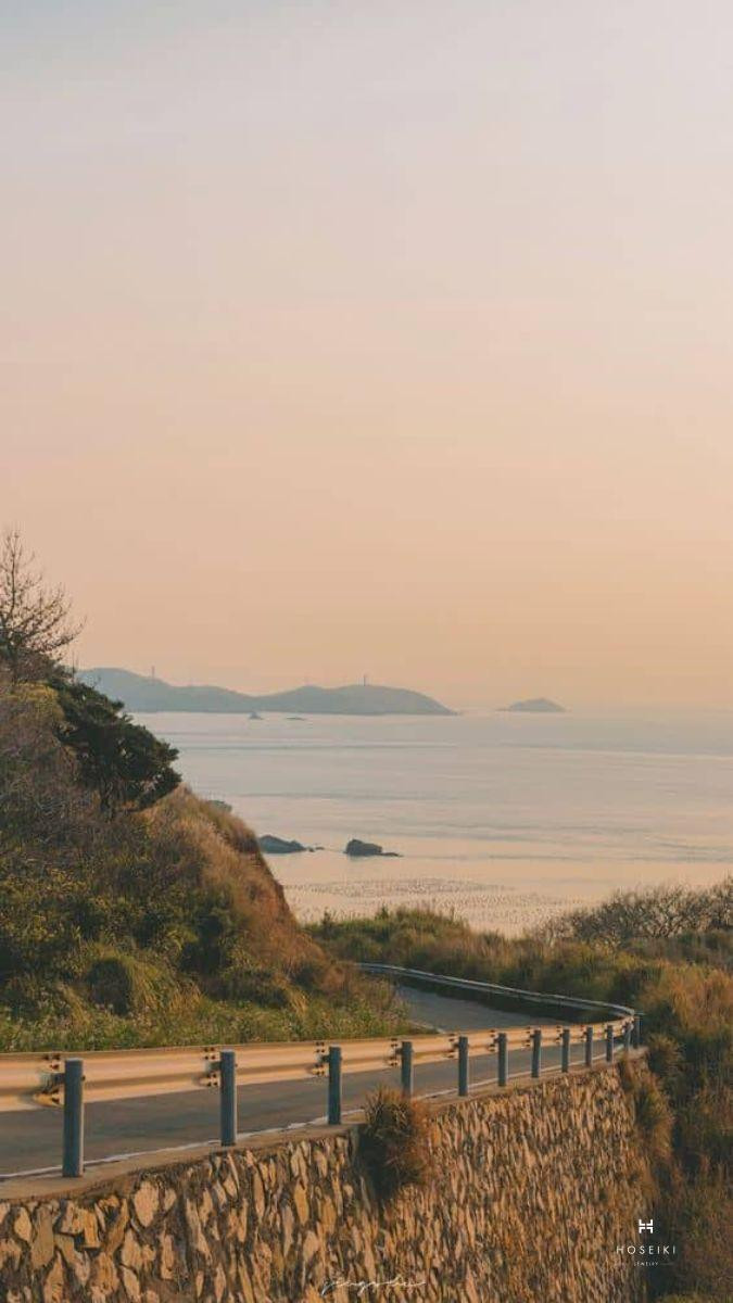 Hình ảnh một con đường vắng trong sương sớm, gợi cảm giác cô độc và suy tư