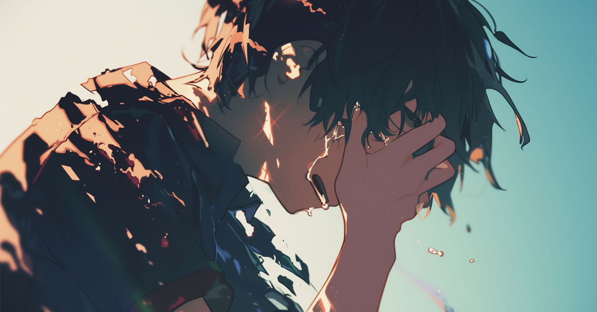 Hình ảnh nam giới sadboiz che mặt buồn bã