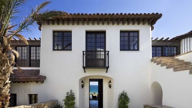 Hình ảnh ngôi nhà Địa Trung Hải với hồ bơi