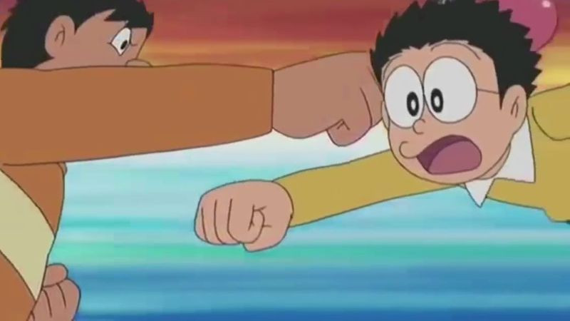 hình ảnh nobita sợ hãi jaian