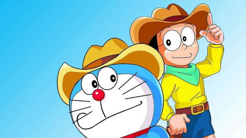 hình ảnh nobita trong hành động