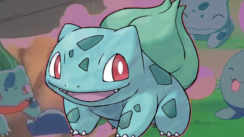 Chiêm Ngưỡng Hình Ảnh Pokemon Tuyệt Đẹp Cho Người Hâm Mộ Hình ảnh Pokemon Bulbasaur đang đứng trong rừng cây