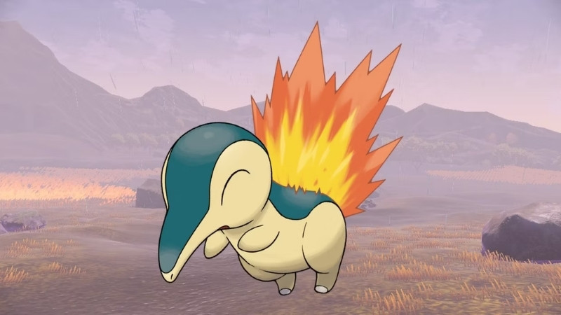 Chiêm Ngưỡng Hình Ảnh Pokemon Tuyệt Đẹp Cho Người Hâm Mộ Hình ảnh Pokemon Cyndaquil với đôi mắt nhắm