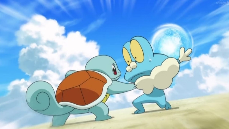 Chiêm Ngưỡng Hình Ảnh Pokemon Tuyệt Đẹp Cho Người Hâm Mộ Hình ảnh Pokemon Squirtle bơi dưới nước