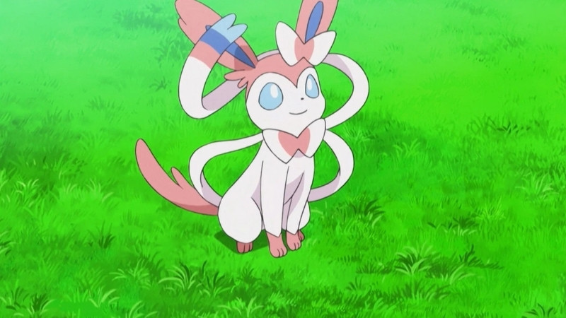 Chiêm Ngưỡng Hình Ảnh Pokemon Tuyệt Đẹp Cho Người Hâm Mộ Hình ảnh Pokemon Sylveon đang thể hiện sự vui vẻ