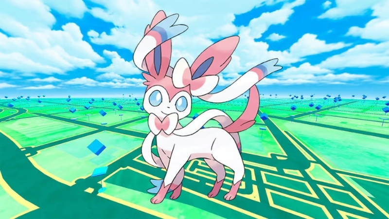 Chiêm Ngưỡng Hình Ảnh Pokemon Tuyệt Đẹp Cho Người Hâm Mộ Hình ảnh Pokemon Sylveon đáng yêu với ruy băng