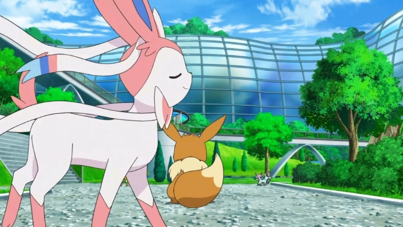 Chiêm Ngưỡng Hình Ảnh Pokemon Tuyệt Đẹp Cho Người Hâm Mộ Hình ảnh Pokemon Sylveon với nét vẽ mềm mại