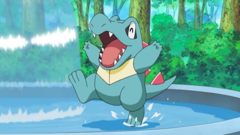 Chiêm Ngưỡng Hình Ảnh Pokemon Tuyệt Đẹp Cho Người Hâm Mộ Hình ảnh Pokemon Totodile đang bơi
