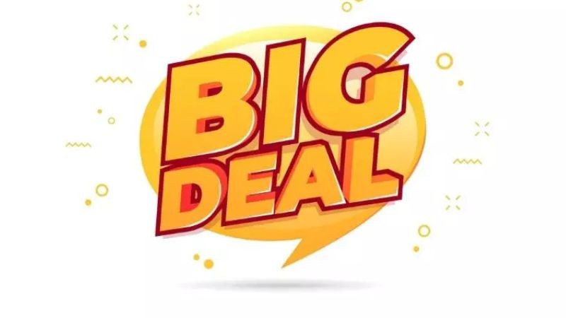 Hình ảnh quảng bá 'Big Deal' giảm giá lớn trong các dịp lễ hoặc sự kiện đặc biệt