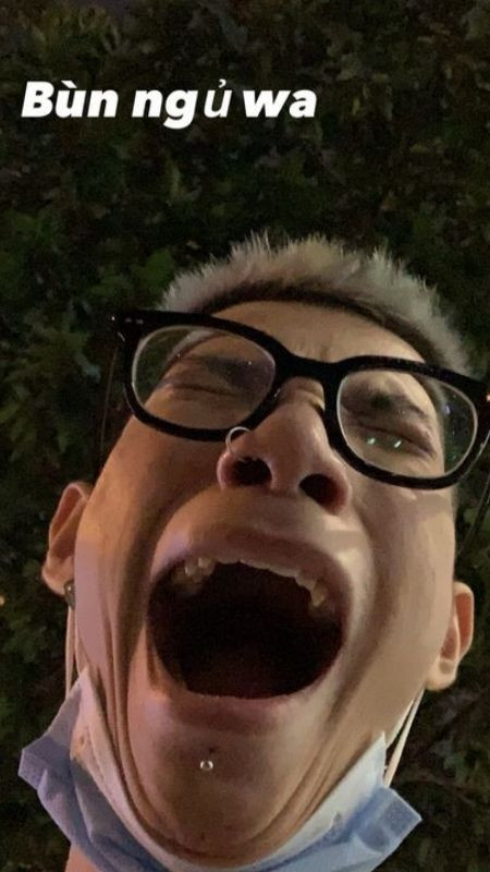 Hình ảnh rapper Việt Nam với biểu cảm hài hước