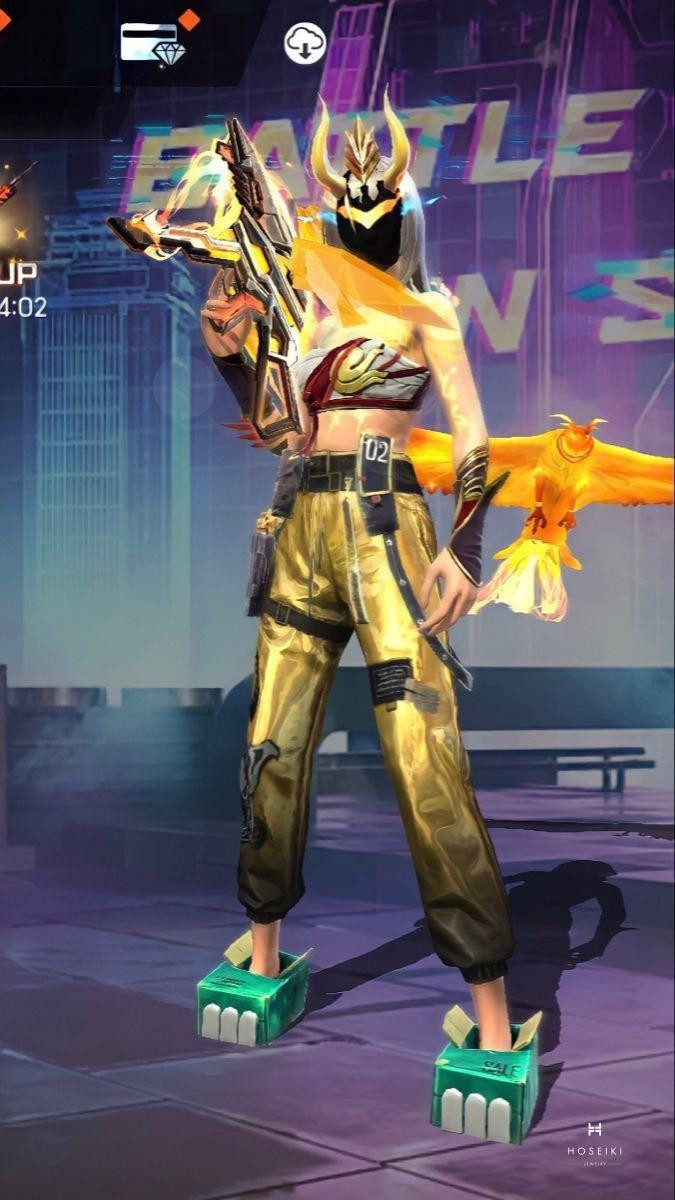 Hình ảnh sắc nét, sống động trong một trận đấu Free Fire.