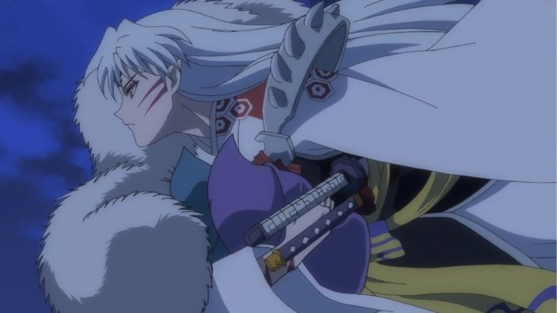 Hình ảnh Sesshomaru trong bộ dạng yêu quái thực sự