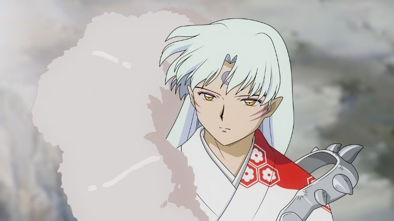 Hình ảnh Sesshomaru với nụ cười hiếm hoi