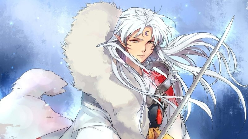 Hình ảnh Sesshomaru với Rin và Jaken, thể hiện khía cạnh nhân từ