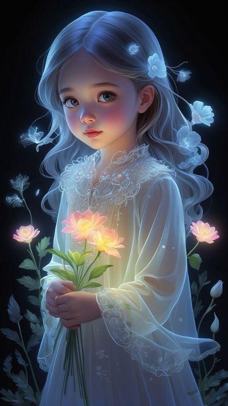 Hình ảnh siêu đáng yêu của cô tiểu thiếu nữ nhỏ bé