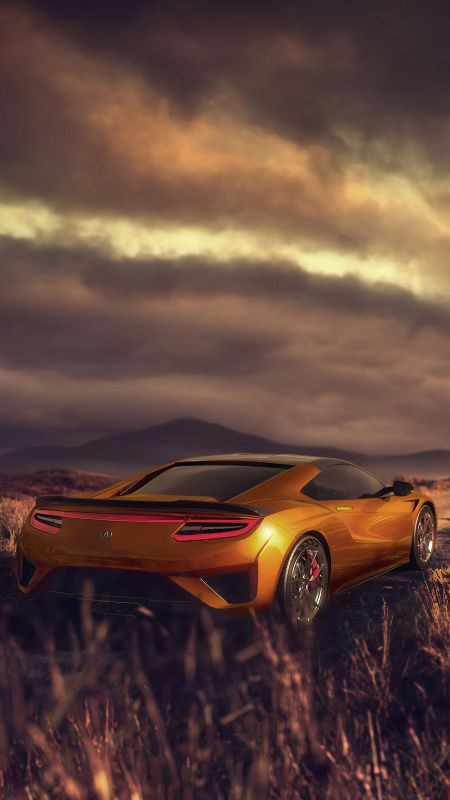 Hình ảnh siêu xe thể thao đỏ lướt đi trên đường ven biển