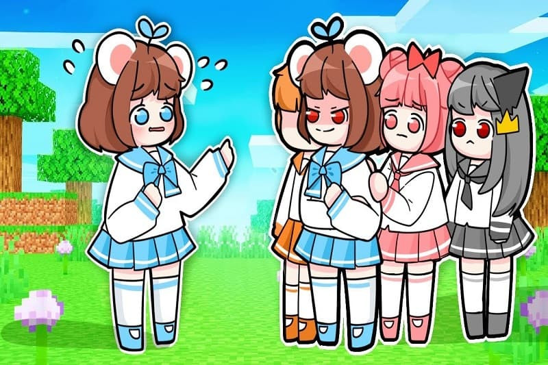 Hình ảnh Simmy độc đáo phong cách Yandere