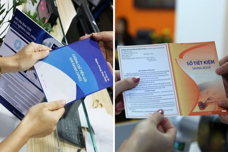 Hình ảnh so sánh lợi ích giữa chứng chỉ tiền gửi và sổ tiết kiệm, giúp nhà đầu tư lựa chọn hình thức phù hợp