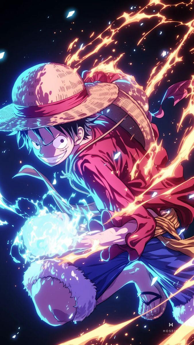 Hình ảnh tập thể băng Mũ Rơm đầy năng động