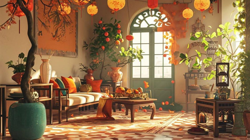 Hình ảnh Tết đoàn viên ấm cúng