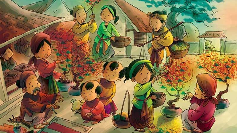 Hình ảnh Tết tình thân mộc mạc