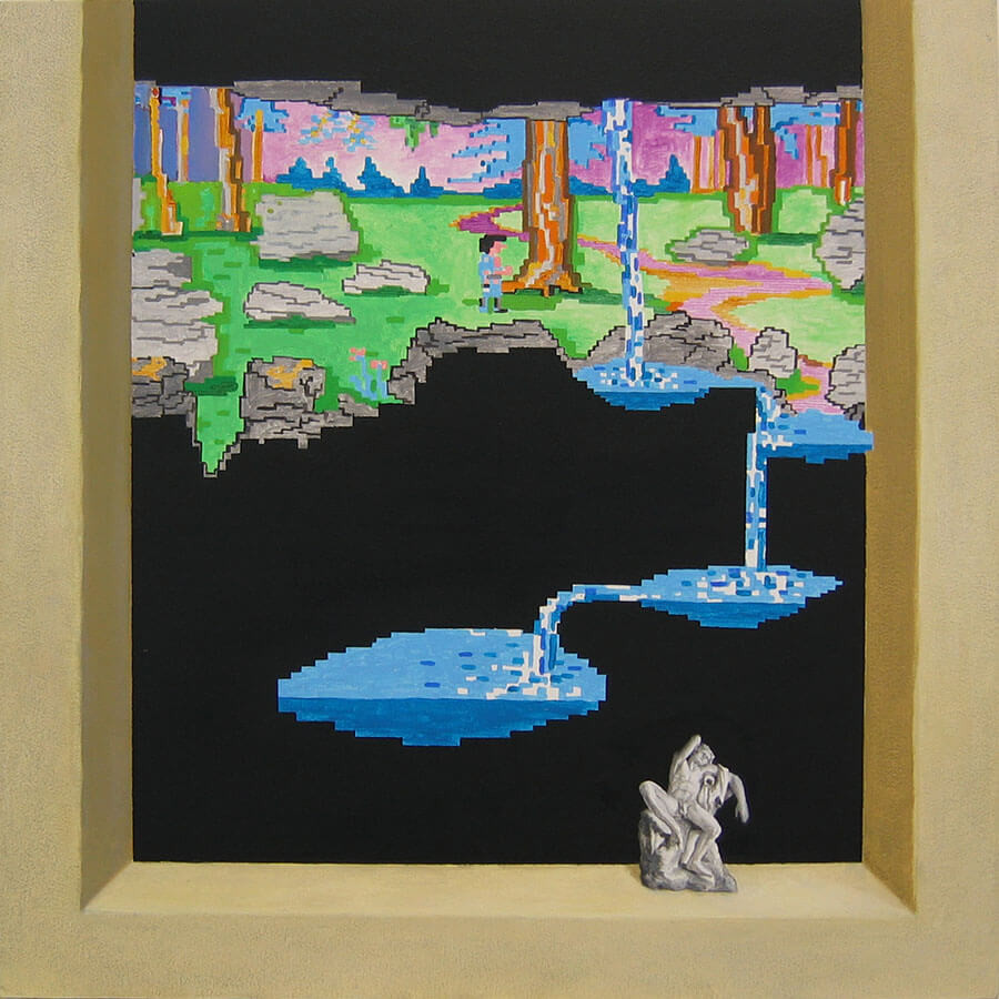 Hình ảnh 'The Source', một tác phẩm Digital Art tiêu biểu của Kristoffer Zetterstrand