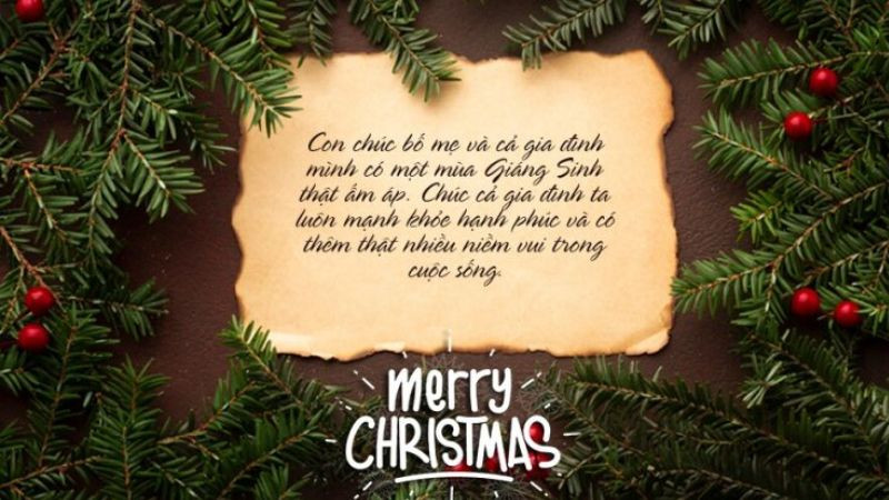 Hình ảnh thiệp Giáng sinh tông màu pastel