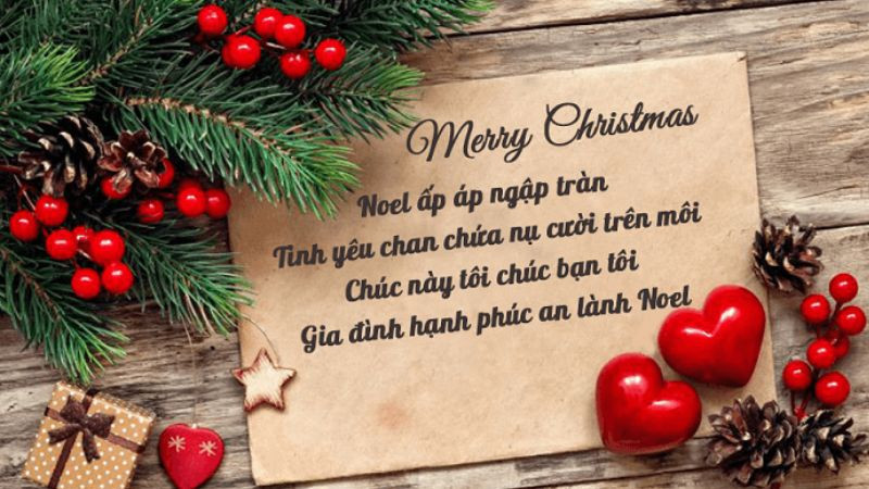 Hình ảnh thiệp Giáng sinh với hình vẽ động vật