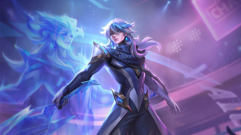 Hình ảnh toàn thân Bright Mật Vụ Hacker trong môi trường kỹ thuật số