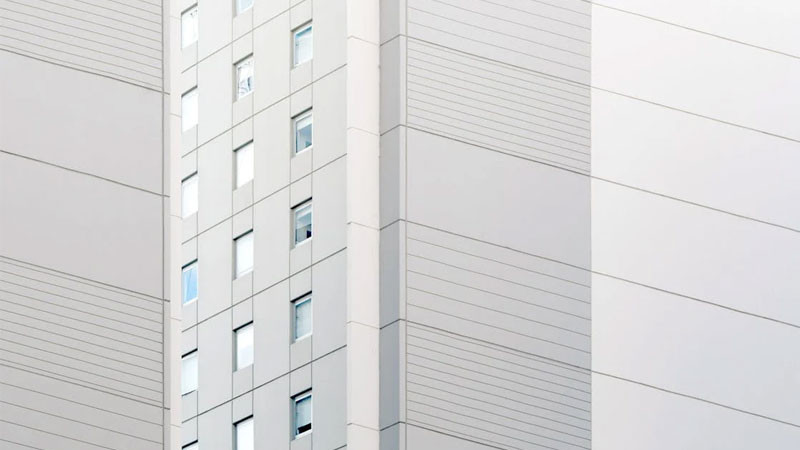 Hình ảnh trắng tinh với họa tiết hình học