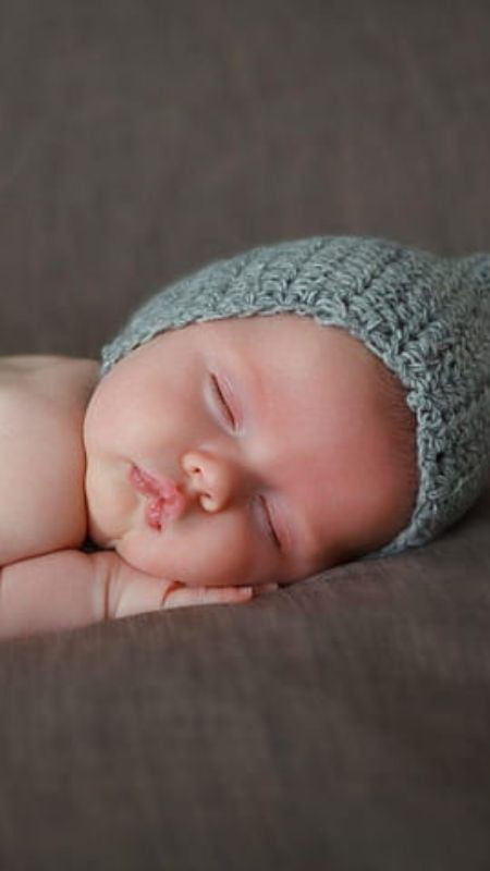 Hình ảnh trẻ thơ ngủ bình yên