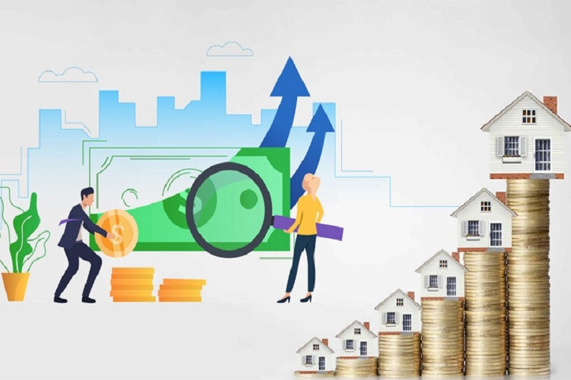 Hình ảnh tượng trưng cho sự ra đời tài chính gắn liền sản xuất hàng hóa và tiền tệ.