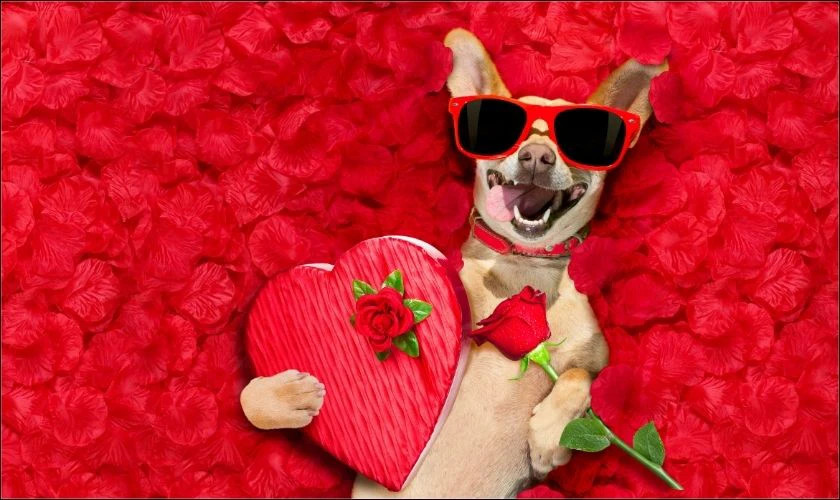 Hình ảnh Valentine 2025 vui nhộn hài hước với thông điệp dí dỏm