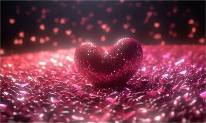 Hình ảnh Valentine cho máy tính 4K, sắc nét với phong cảnh lãng mạn