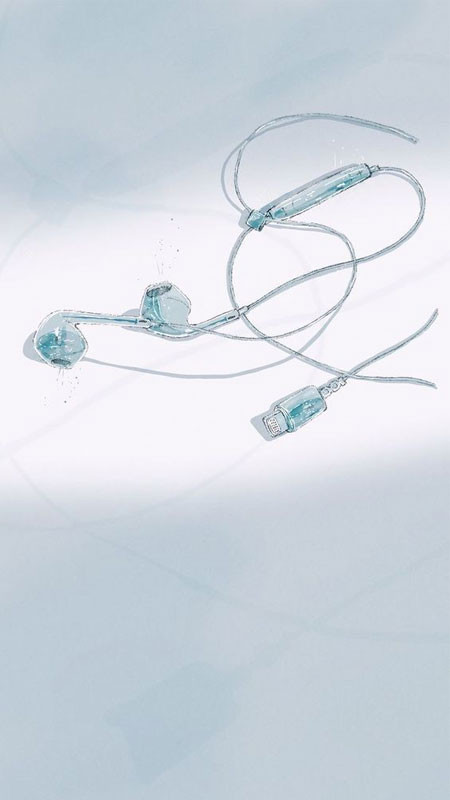 Hình ảnh xanh dương dễ thương với các biểu tượng ngộ nghĩnh