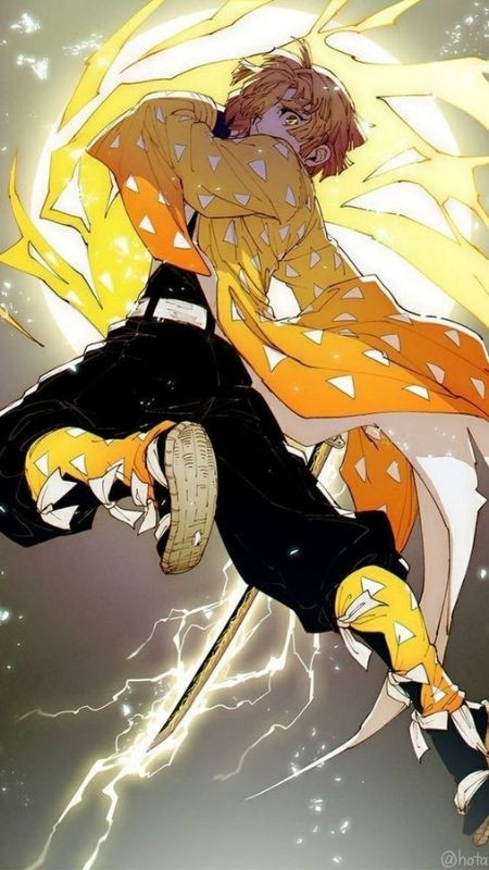 Hình ảnh Zenitsu chất lượng 4K sắc nét và chi tiết