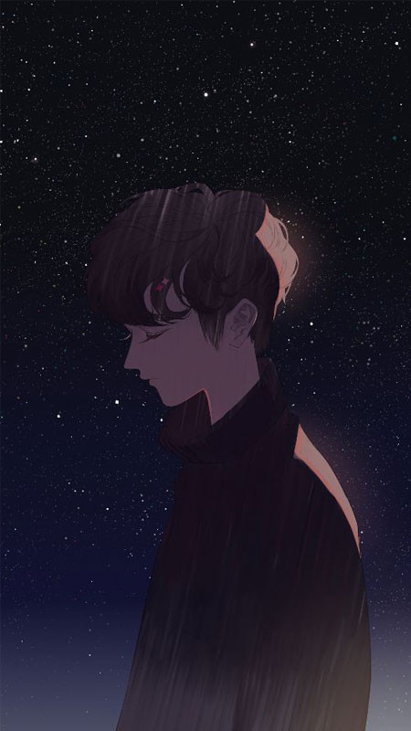 Bộ sưu tập ảnh anime buồn đầy cảm xúc Hình anime buồn về sự cô độc của nhân vật nam