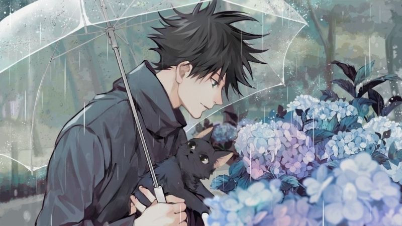 Hình anime nam dễ thương, ánh mắt trong veo