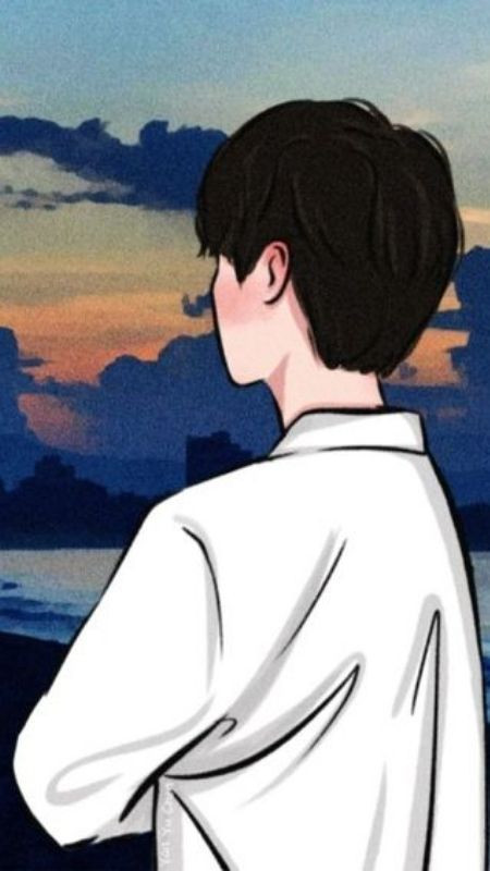 Hình đại diện cặp đôi cho nàng với tông màu biển xanh tươi mát