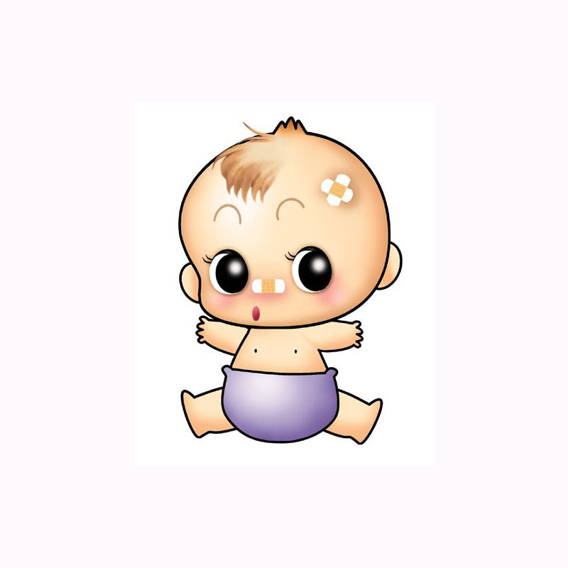 Hình em bé trai sơ sinh chibi