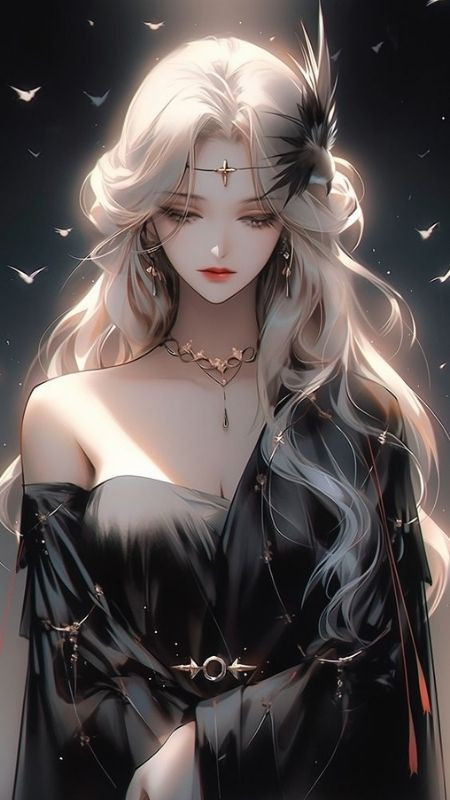 Hình hoạt hình 4K nữ vương bá tước đẹp và rực rỡ