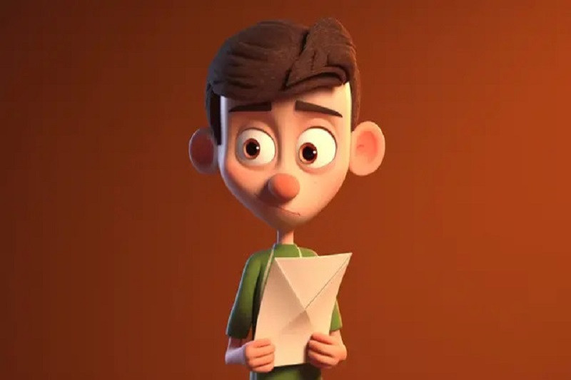 Hình hoạt hình buồn 3D với độ chân thực cao về nhân vật cô đơn