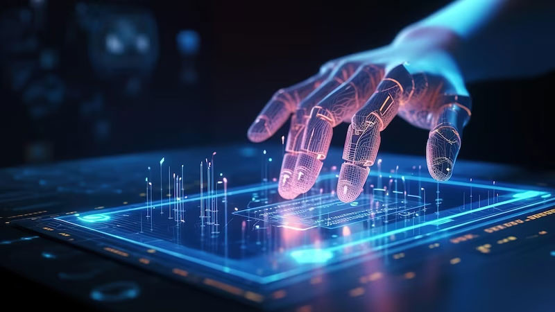 Hình nền 4K công nghệ trừu tượng